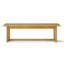 Banc de salle à manger polyvalent avec cadre en bois massif robuste et décoration décorative tissée pour 2 personnes
