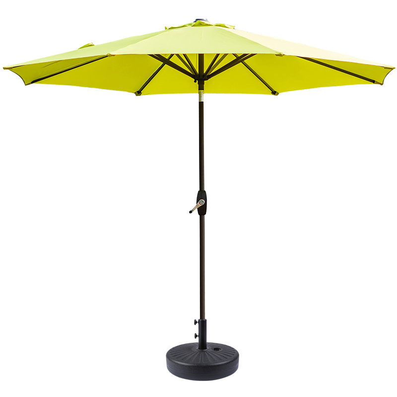 Parasol de marché 108 "Pierpoint, Vert lime, Noir