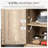 Farmhouse Storage Cabinet with Drawer-2094058935
