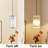 1-Light Modern Crystal Single Pendant Light With Adjustable Height -465480787