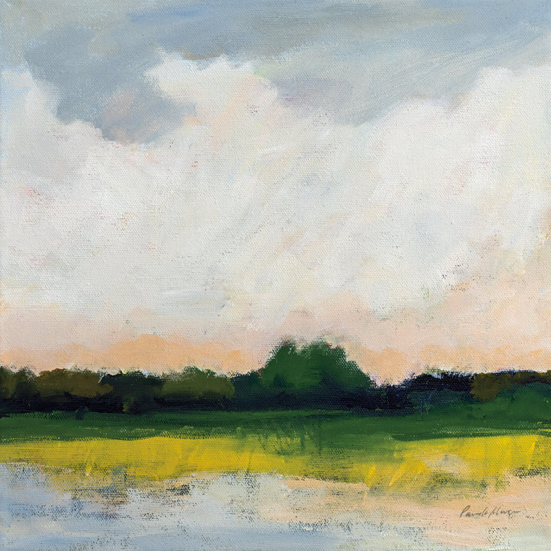 «August Morning» par Pamela Munger - reproduction imprimée, Papier avec cadre simple noir, Oui, H 20 po x l 20 po