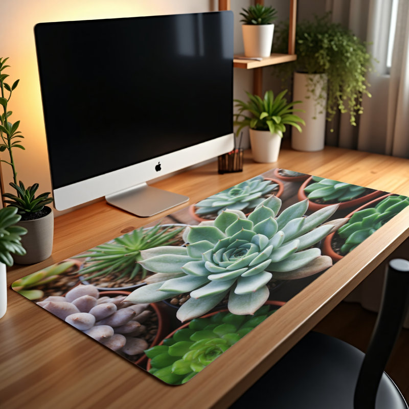 Polyester Desk Pad, 31.5x15.5