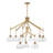 Cedeno 9-Light Chandelier in Warm Brass-1901526470-1901526468-1901526467