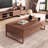 Retro solid wood design coffee table