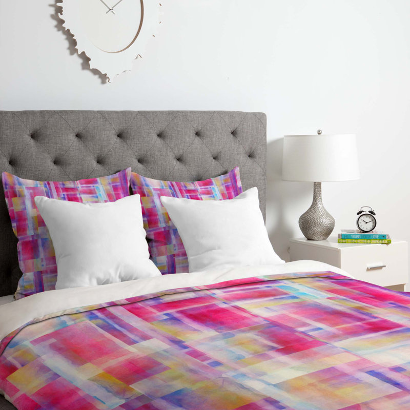 Ensemble de housse de couette Jacqueline Maldonado, Housse de couette pour grand lit et 2 taies décor