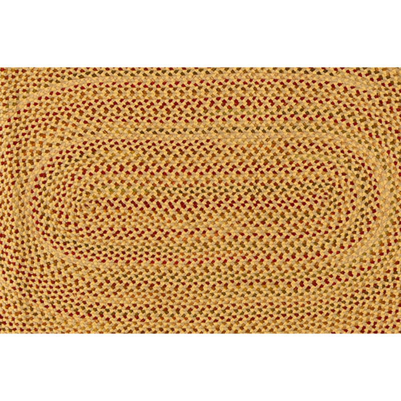 Hand Knotted Wool Area Rug in Straw
