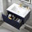 30" Brown Wall Mounted Single Bathroom Vanity With Ceramic Top-1846480413
