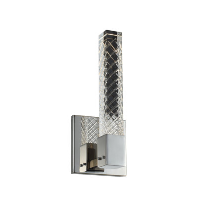 Apollo 1 LT Chrome/Clear Wall Sconce Allegri