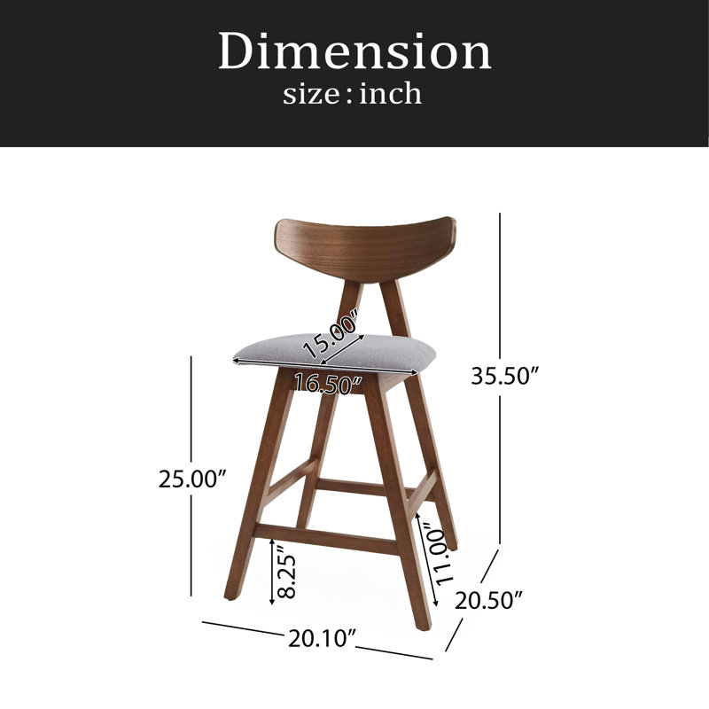 Tabouret de comptoir (ensemble de 2)