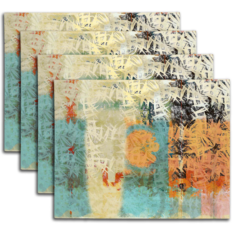 Napperon abstrait en polyester