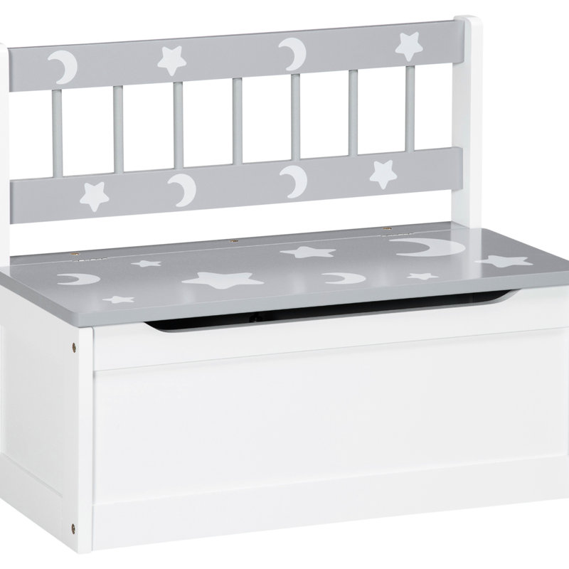 Banc de rangement 27L - gris