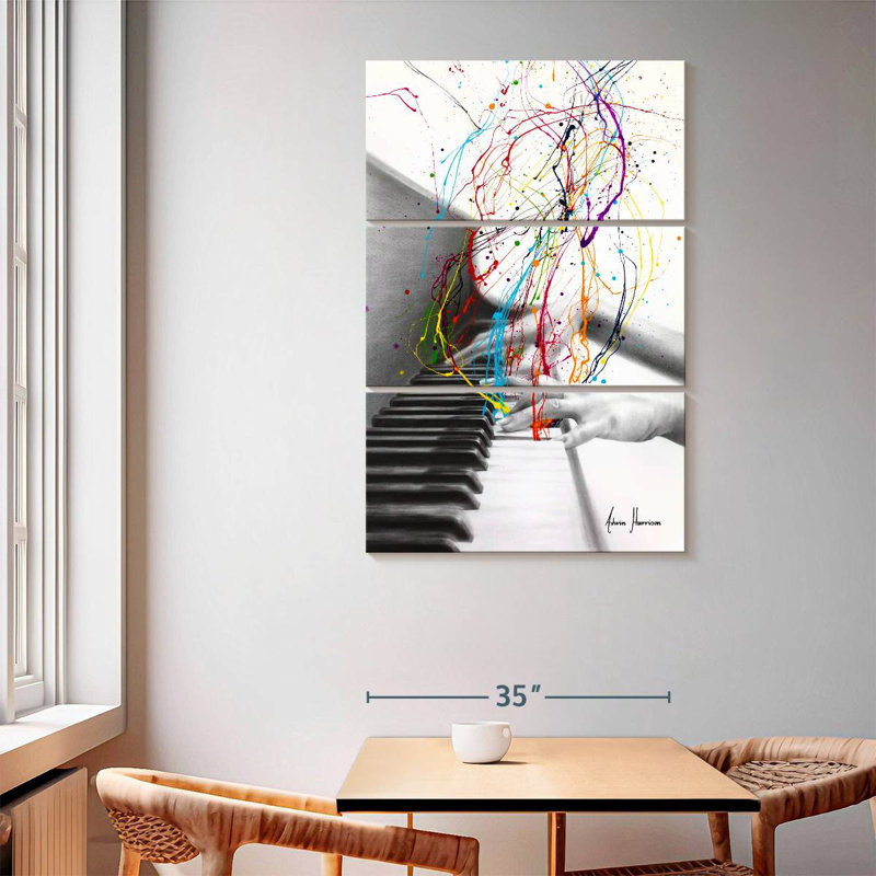 Abarca Piano Performance, 65" H x 42" W