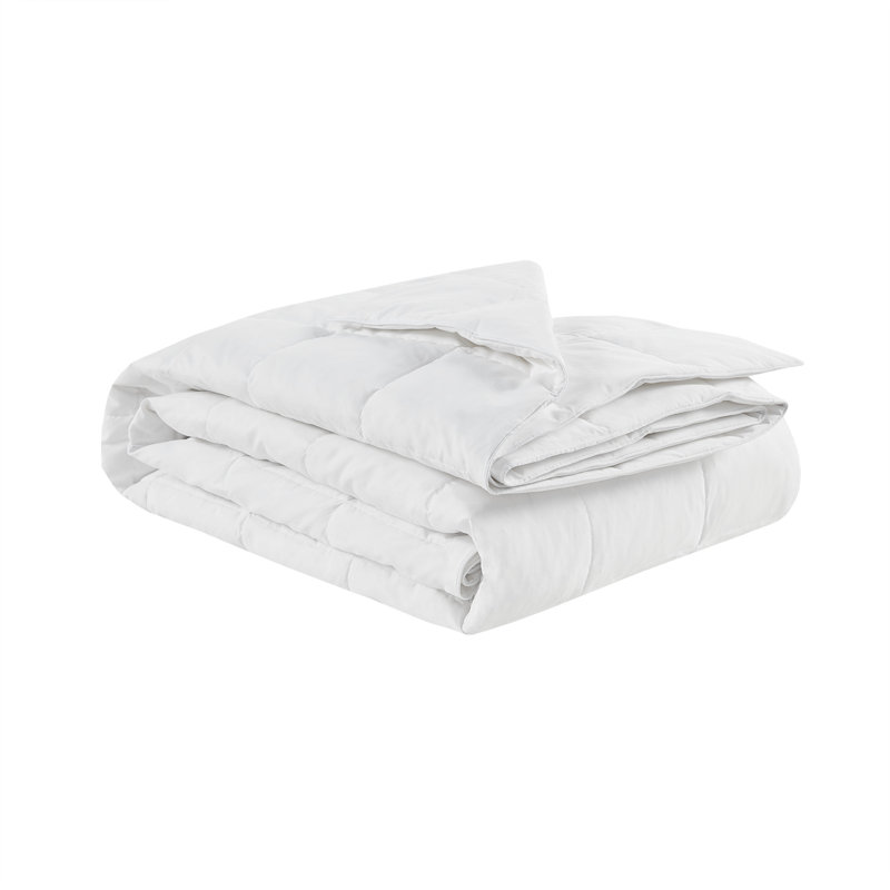 Full White Goose Feather and Down Blanket