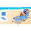 31 fauteuils de bronzage gris chaud robustes, 5 méridiennes pliantes réglables pour bronzer sur la plage, patio - salon extérieur confortable, facile à utiliser, terrasse à capacité de poids élevée, camping