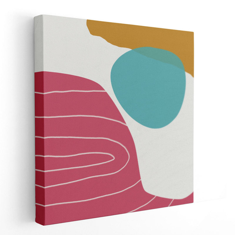 Minimalist Playful 6 - reproduction d'art sur toile, H 40 po x l 40 po