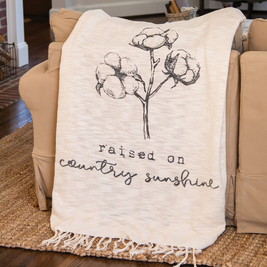 Country Sunshine Throw Craft House Designs