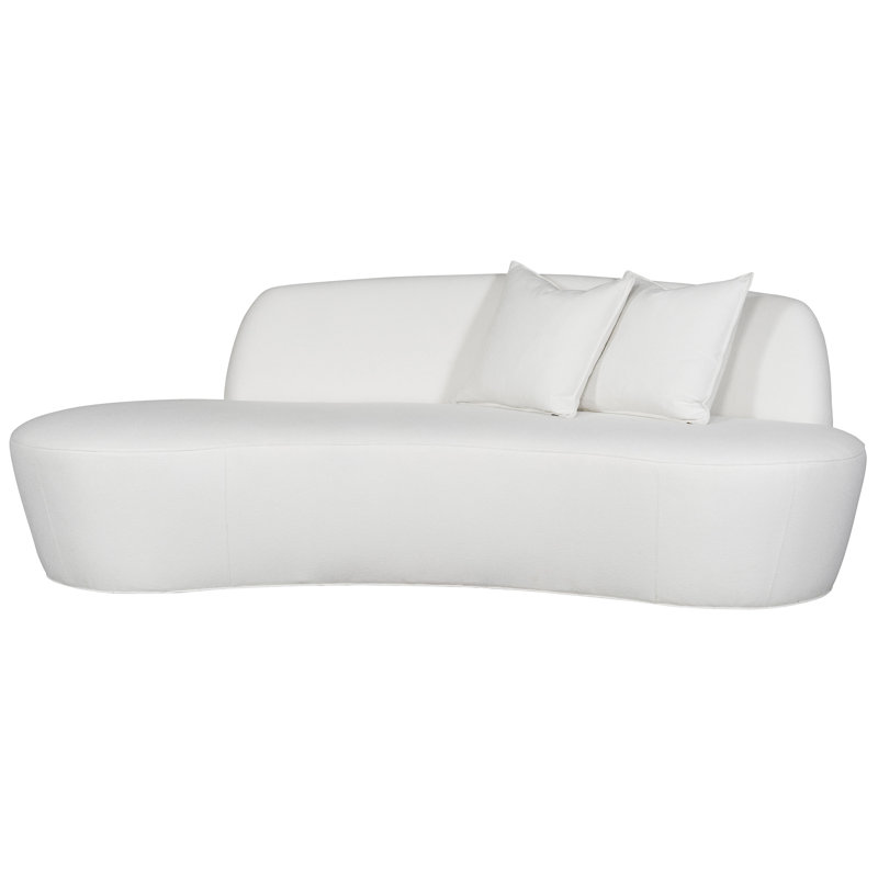 Gilroy Left Lounge Sofa, Worthy Snow