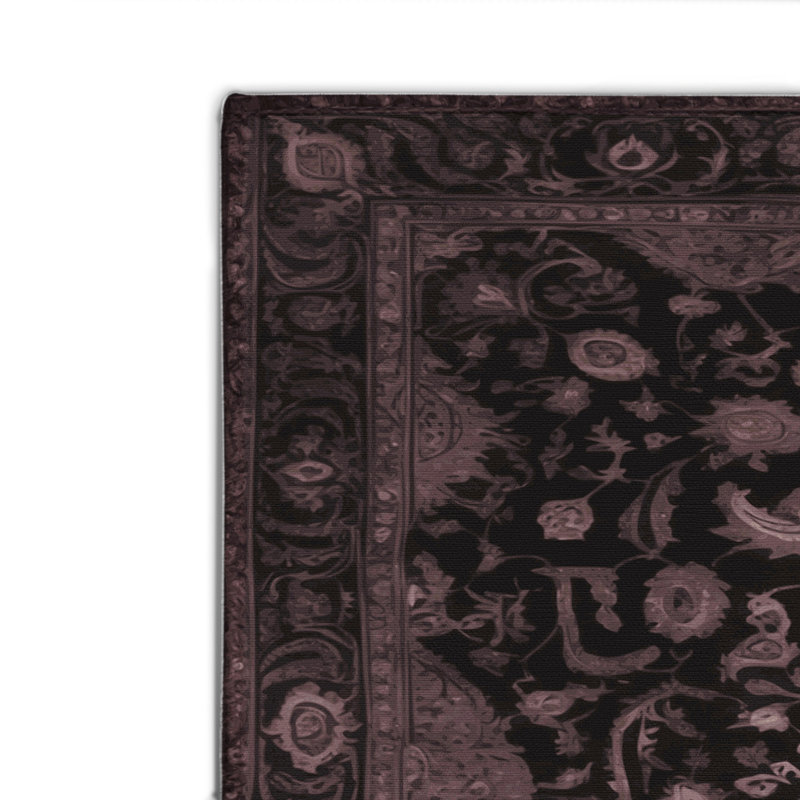 Tapis noir intérieur et extérieur Tabriz, Rectangulaire 8 pi x 10 pi