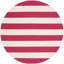 Brookvale Striped Hand-Woven Cotton Red/White Area Rug-62872750