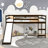 Emens Kids Twin Loft Bed-420635646