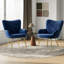 Chaise d'appoint moelleuse en laine d'agneau-707069940