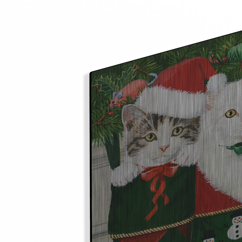 «Christmas Kittens» par William Vanderdasson, H 24 po x l 36 po
