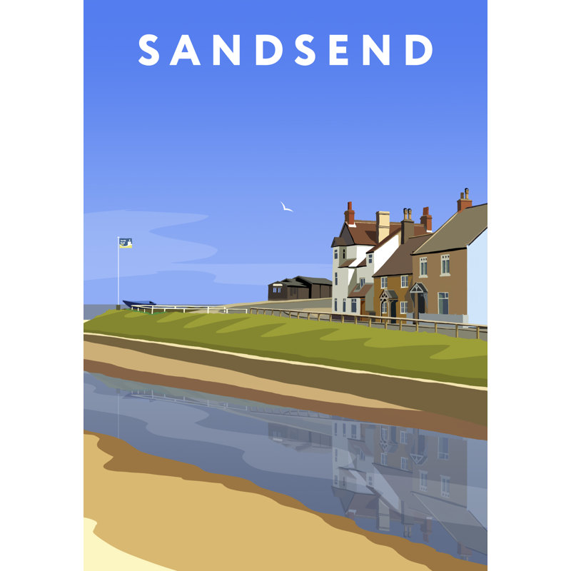 'Sandsend 4' by Richard O'Neil - Print, No Frame, 40 cm H x 30 cm W x 1 cm D