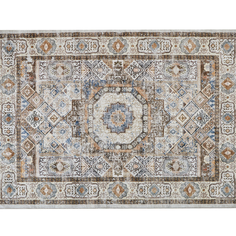 Tapis rectangulaire Amileah, Rectangle 5 pi x 7 pi