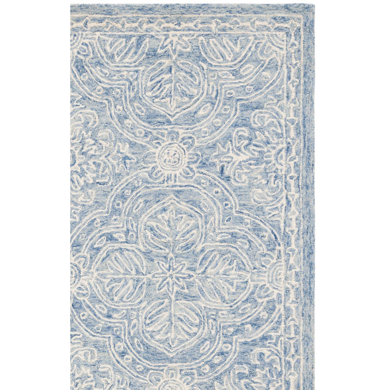 Etienne Lauren Ralph Lauren Hand Tufted Wool Ikat Rug, Square 7'