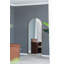 Miroir mural rectangulaire surdimensionné de 28 po x 74 po sur toute la longueur avec cadre en fer et à suspendre ou à s'appuyer contre le mur pour la maison et le bureau-749860622-780125547