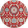 Premium Machine Washable Prisco Red Rug
