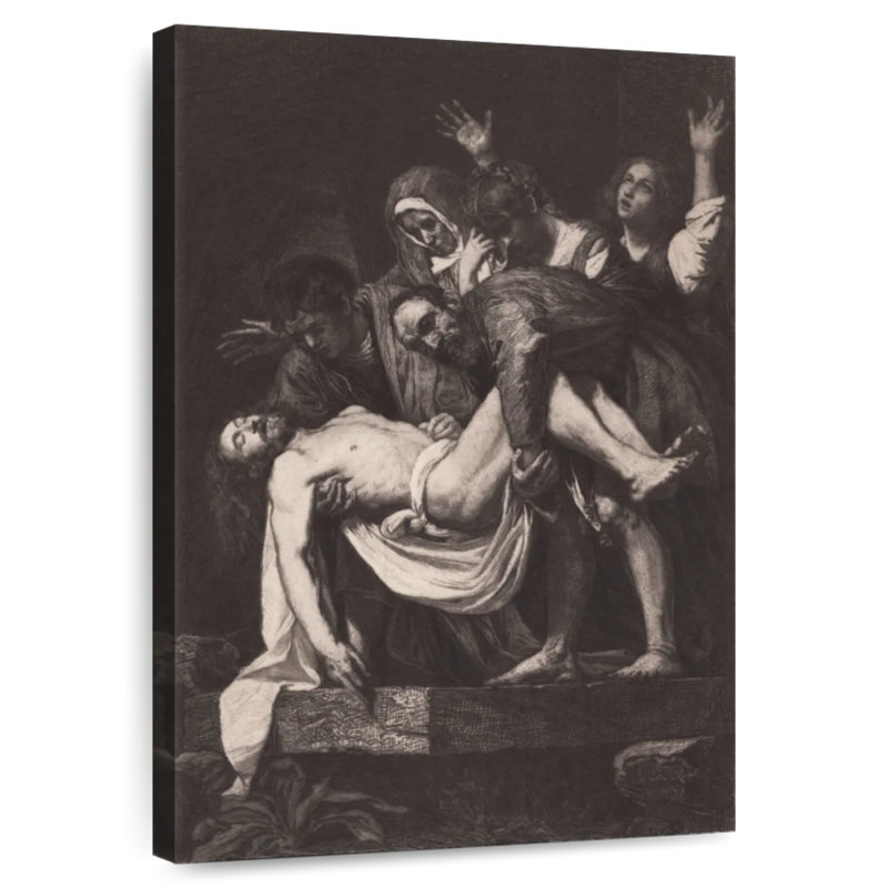 Adella, l'enterrement du Christ, H 39 po x l 26 po