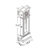 71.25'' H Wood Grandfather Clock