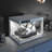 Shoe Storage Box With Smart Control Doors And LED Lights, Stackable Large Shoe Containers For Sneakers(1 Pcs)
