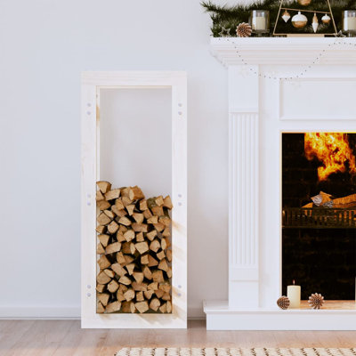 Firewood Rack 41x25x100 cm Solid Wood Pine