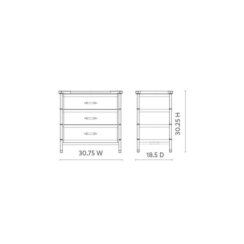 Toulon End Table, Tan/Beige