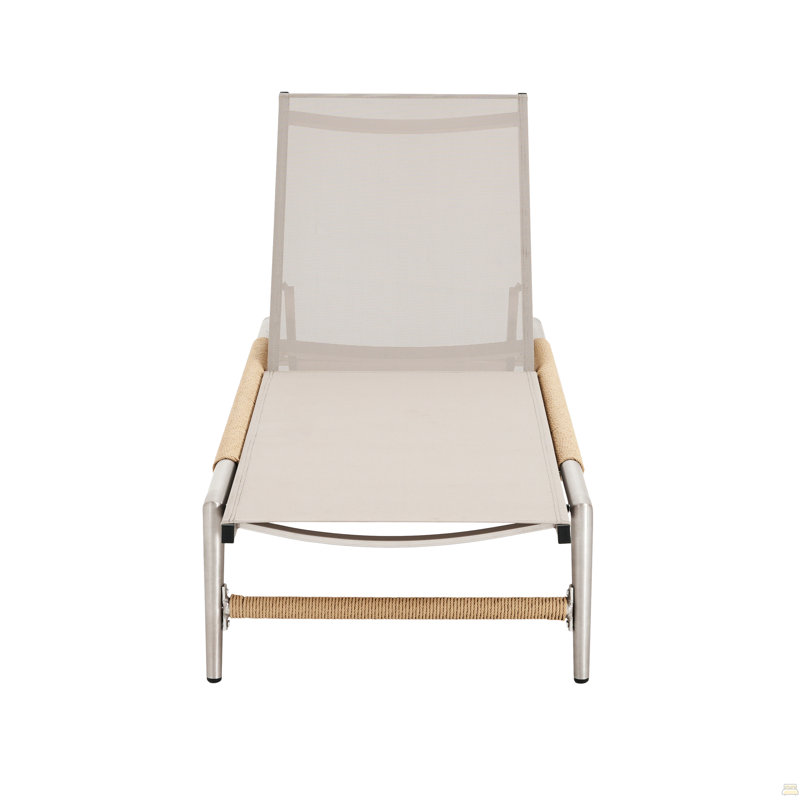 Outdoor Patio Aluminum Chaise Lounge, Set Of 2, 2
