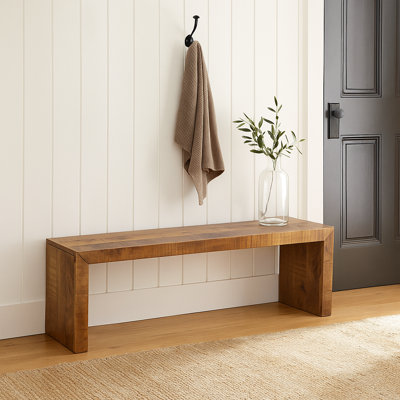 Banc en bois de mangue solide Luray