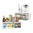 Bagdat Wood Kitchen Counter Stackable Organizer Shelf-71044473