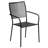 Amaaya 35.25'' Round Indoor-Outdoor Steel Patio Table Set with 4 Square Back Chairs-2019883310