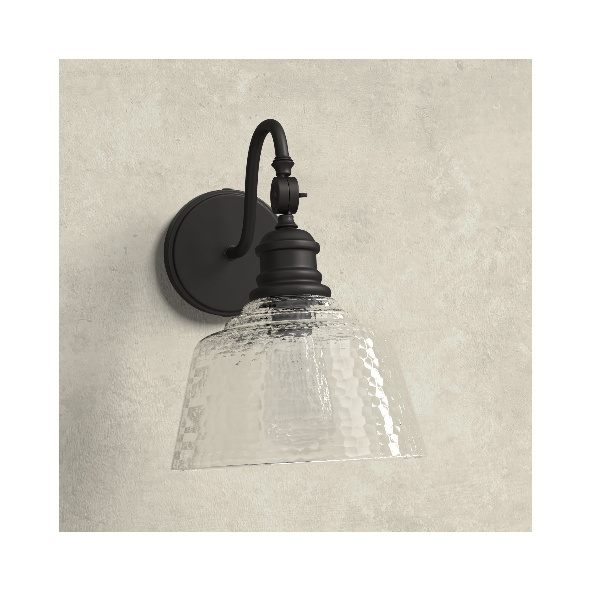 Lindholm 1-Light Dimmable Armed Sconce , Oil Rubbed Bronze