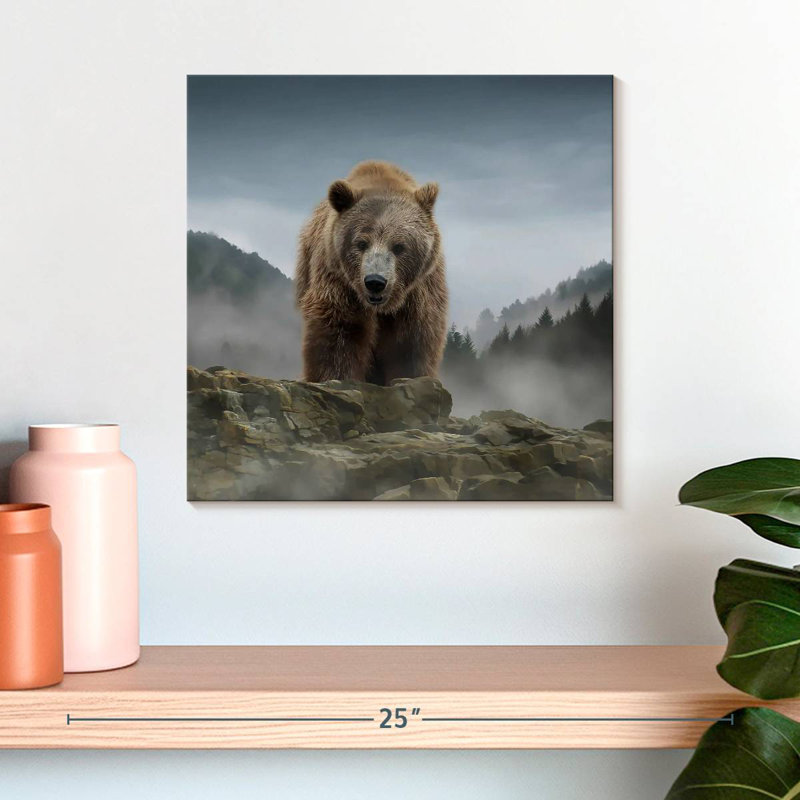 Brampt Over The Mountain, 16" H x 16" W