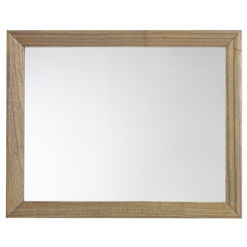 Merapi Solid Wood Wall Mirror, 100 cm H x 80 cm W x 3 cm D