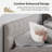 Chenille Upholstered Bed Frame With Headboard-86317123-95756493