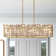 Farrah 8-Light White Linen Linen Chandelier w/ Hammered Crosshatch Bars