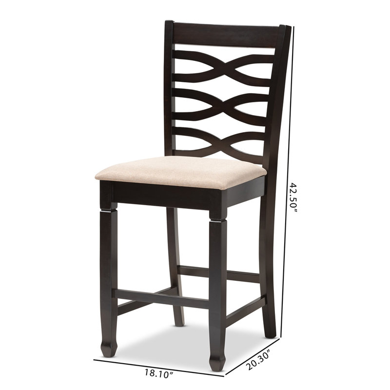 Tabouret de comptoir Roby, Sable