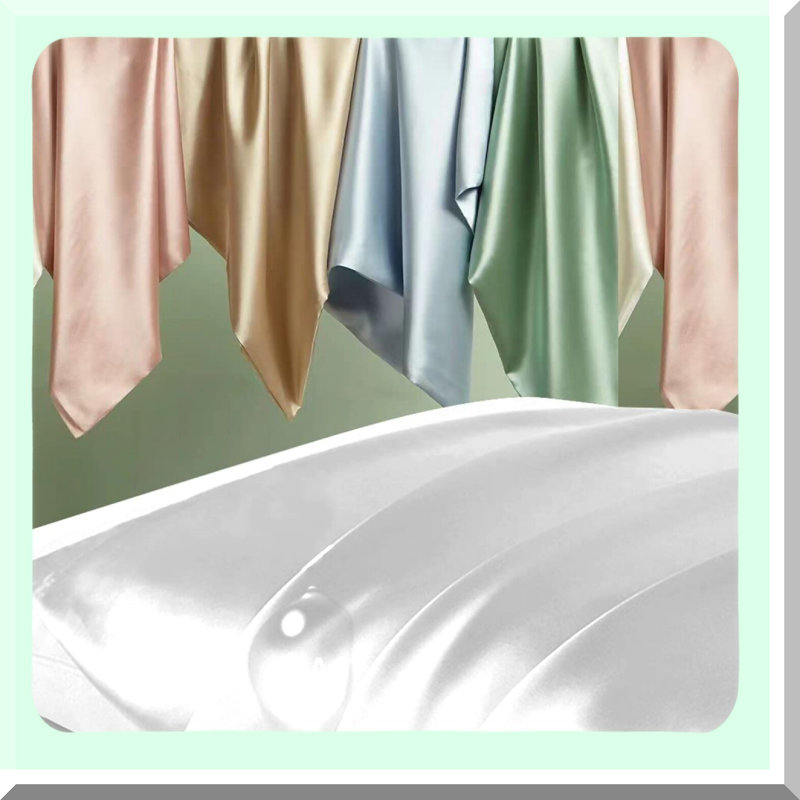 CoolSilk Haircare Pillowcase - Mulberry Silk Pillow Cases with Hidden Zipper. Soft Cooling Sleep on Both Sides. Natural Silk Cover. White. Great Gift!