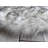 Faux Bison Skin Fur Shag Area Rug in White with Black Tips-95756331