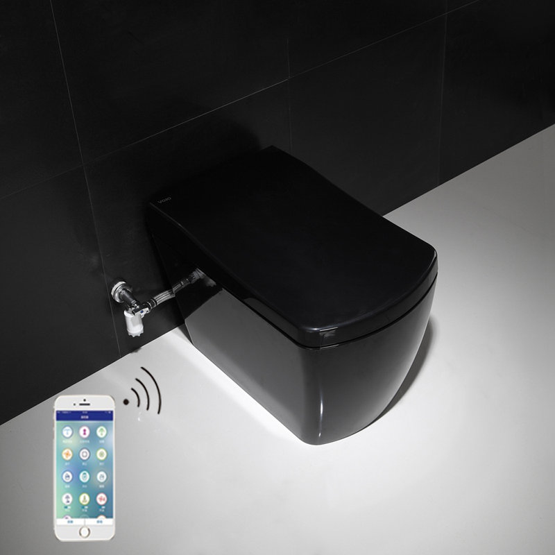 Smart Living&Technology 1.28 Gallons GPF Elongated Comfort Height Floor Mounted One-Piece Toilet (Seat Included)