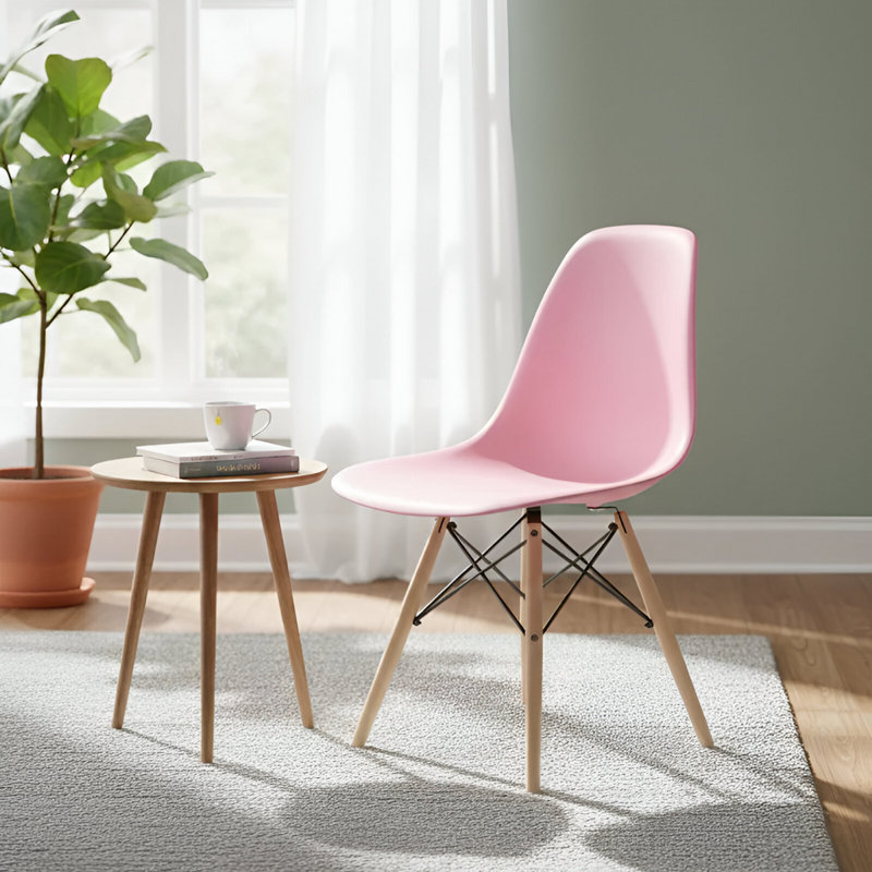 Chaise d'appoint Josclyn, Rose clair